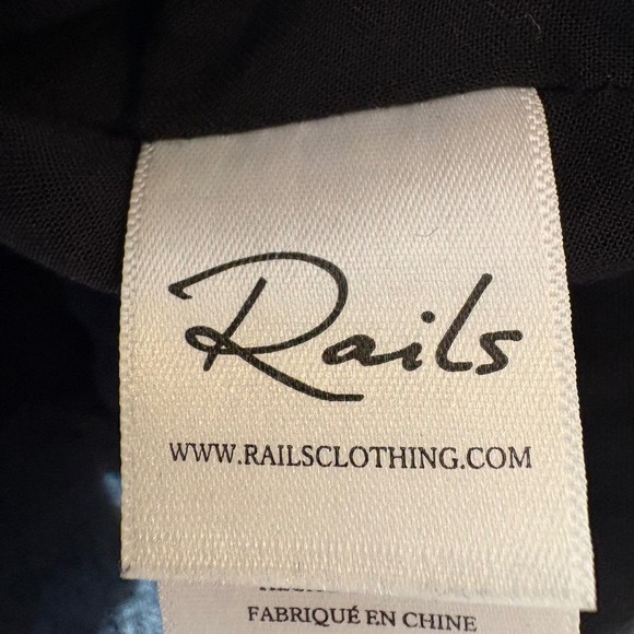 Rails Addison Tiered Smocked Waist Linen Blend Mini Skirt Size XS - Picture 6 of 9